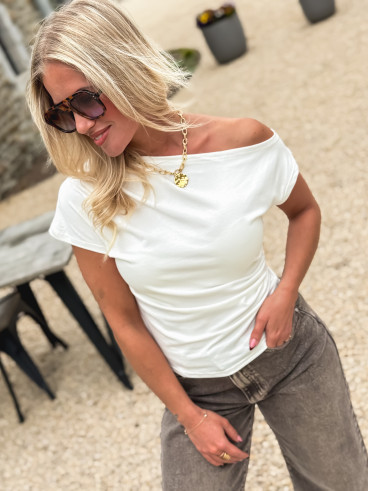 Blouse Isalia - Blanc