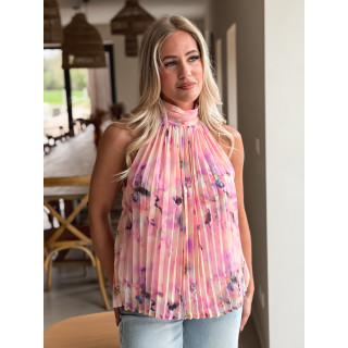 Blouse à motifs Norella - Rose
