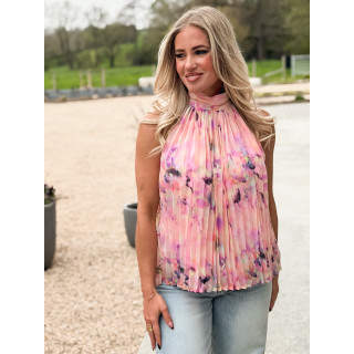 Blouse à motifs Norella - Rose