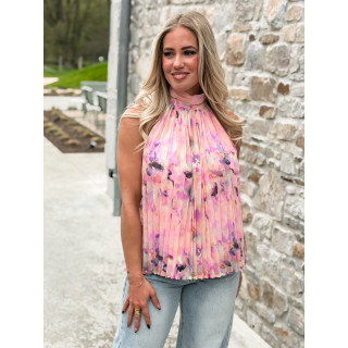 Blouse à motifs Norella - Rose