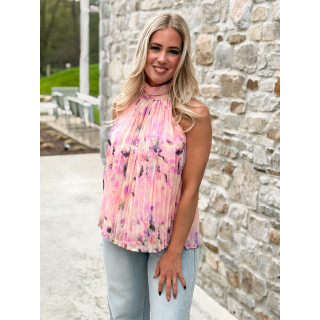 Blouse à motifs Norella - Rose