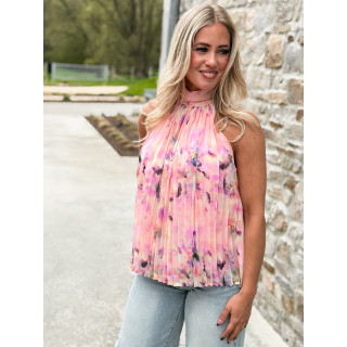 Blouse à motifs Norella - Rose