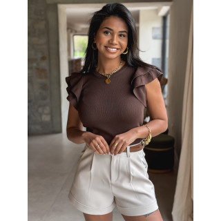 Blouse Kaïla - Chocolat