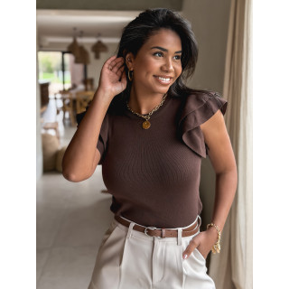 Blouse Kaïla - Chocolat