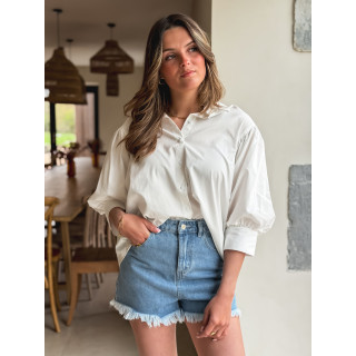 Short en jeans Amora - Bleu