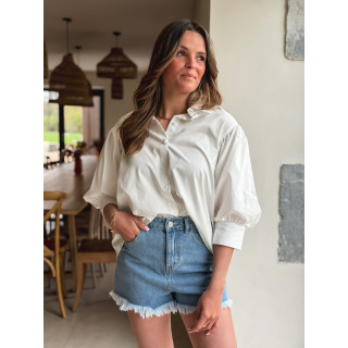 Short en jeans Amora - Bleu