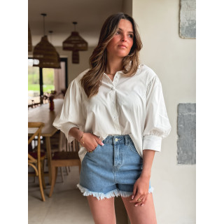 Short en jeans Amora - Bleu