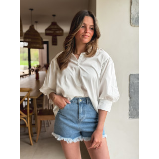 Short en jeans Amora - Bleu