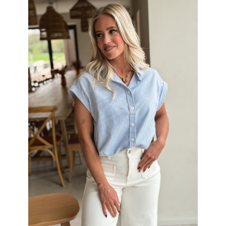 Chemise lignée Clarina - Bleu/Blanc
