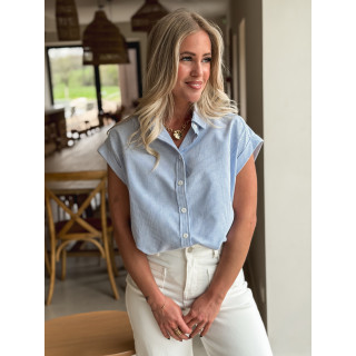 Chemise lignée Clarina - Bleu/Blanc