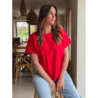 T-shirt Zélia - Rouge