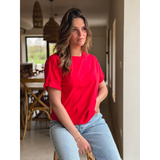 T-shirt Zélia - Rouge