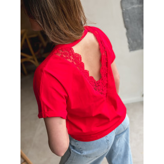 T-shirt Zélia - Rouge
