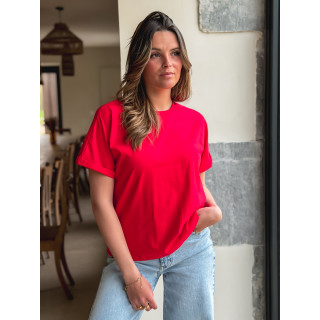 T-shirt Zélia - Rouge