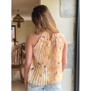 Blouse à motifs Norella - Jaune