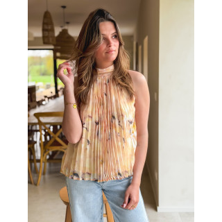 Blouse à motifs Norella - Jaune