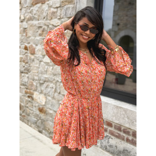 Robe à motifs Tysia - Orange