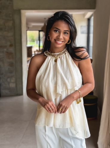 Blouse Honolulu - Crème