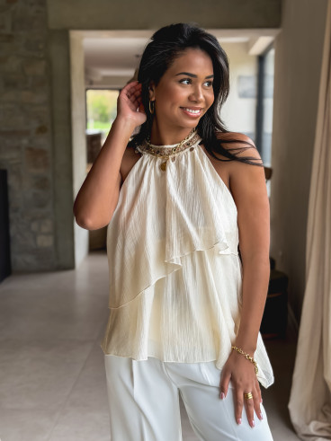 Blouse Honolulu - Crème