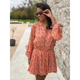 Robe à motifs Tysia - Orange