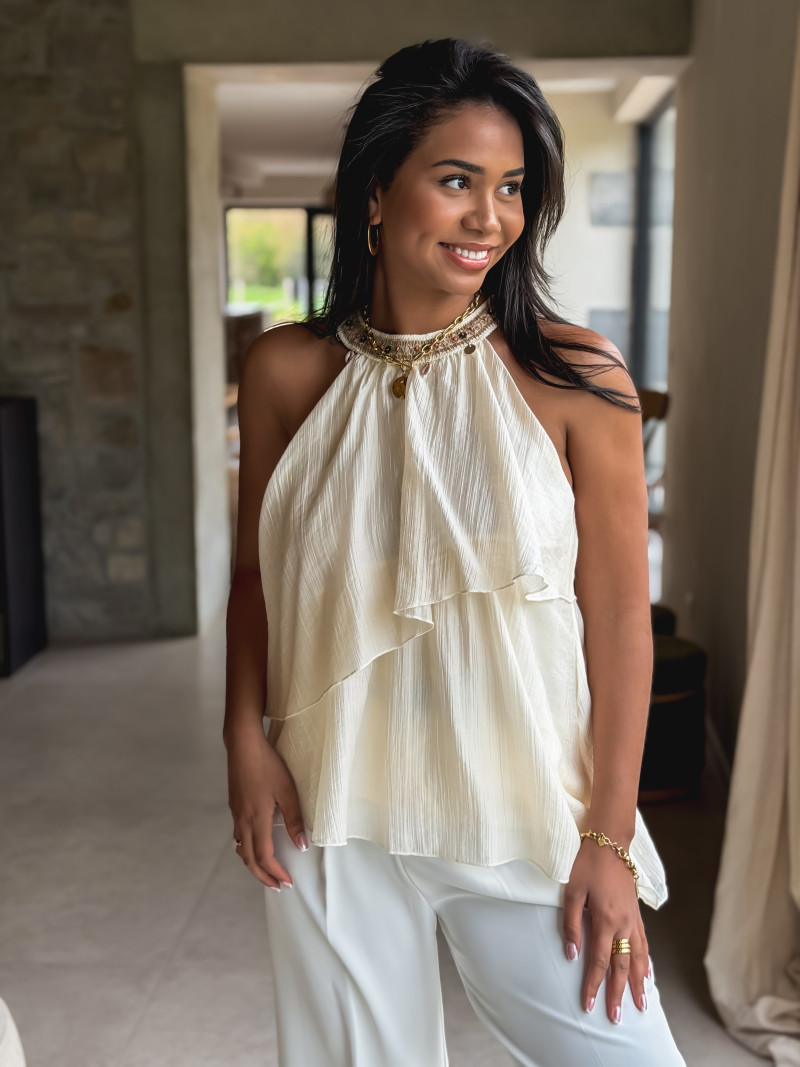 Blouse Honolulu - Crème
