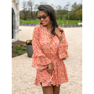 Robe à motifs Tysia - Orange