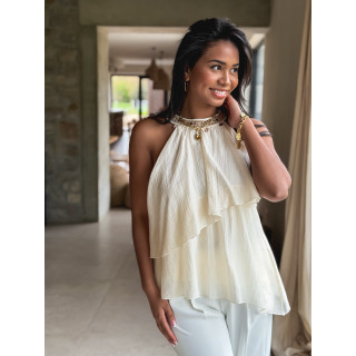 Blouse Honolulu - Crème