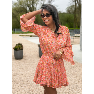 Robe à motifs Tysia - Orange