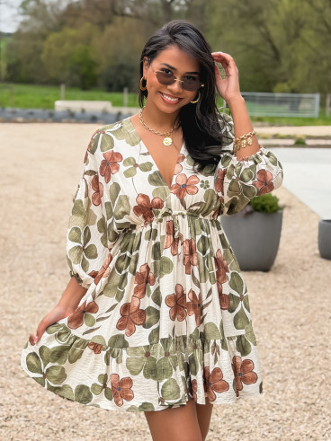 Robe à motifs Bali - Vert Robe à motifs Bali - Vert