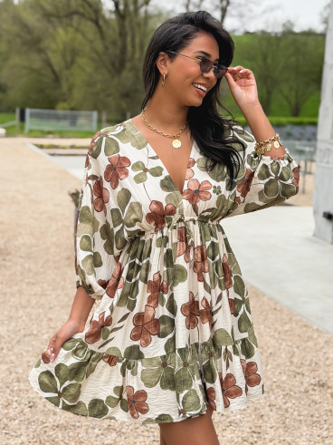 Robe à motifs Bali - Vert Robe à motifs Bali - Vert