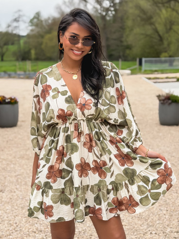 Robe à motifs Bali - Vert Robe à motifs Bali - Vert