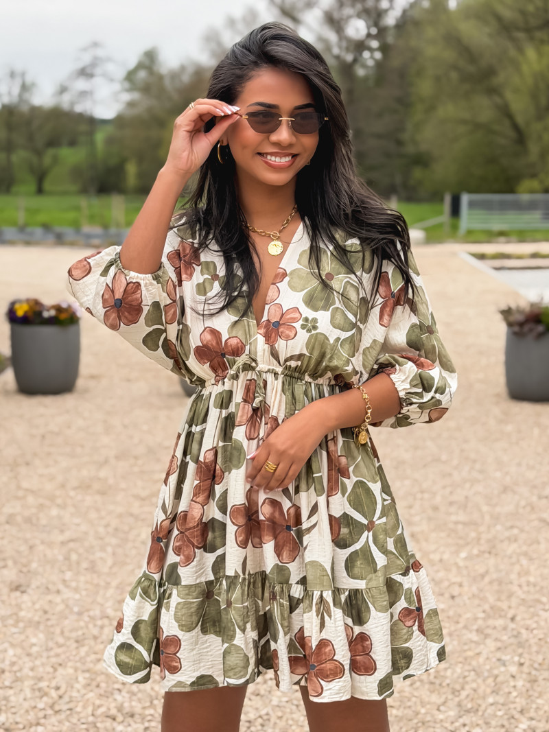 Robe à motifs Bali - Vert Robe à motifs Bali - Vert