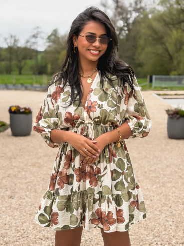 Robe à motifs Bali - Vert Robe à motifs Bali - Vert