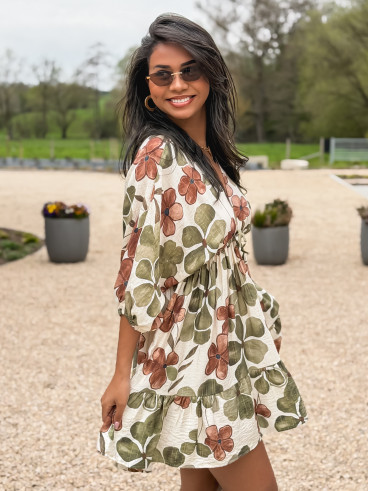 Robe à motifs Bali - Vert Robe à motifs Bali - Vert