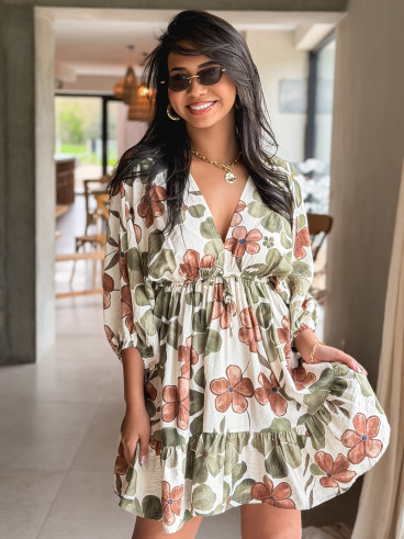 Robe à motifs Bali - Vert Robe à motifs Bali - Vert