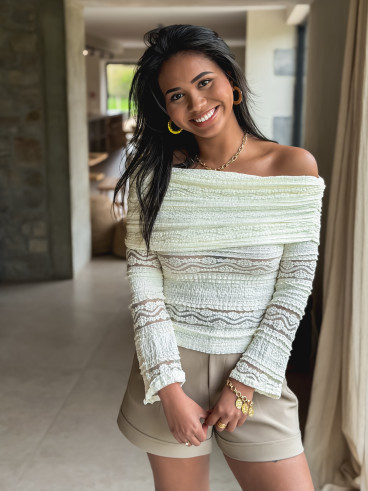 Blouse Odaya - Crème
