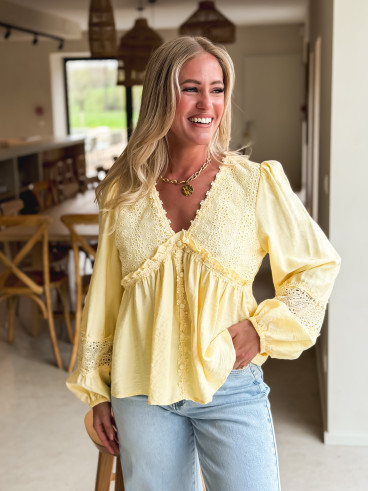 Blouse Celysia - Jaune