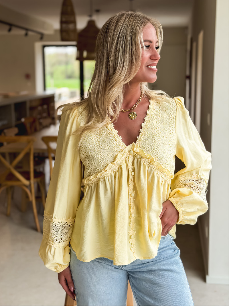 Blouse Celysia - Jaune