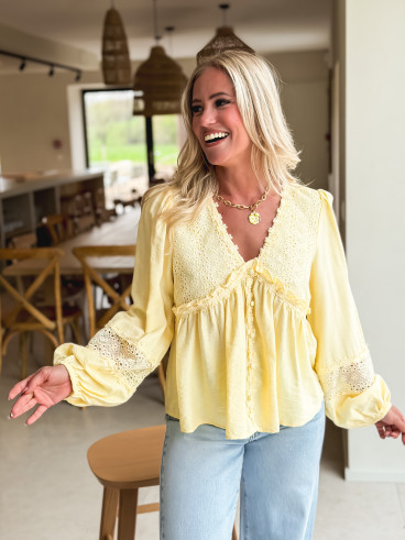 Blouse Celysia - Jaune