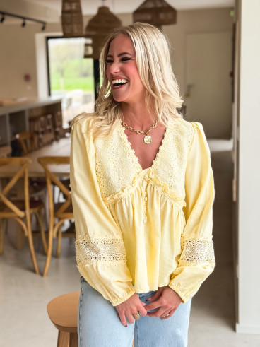 Blouse Celysia - Jaune