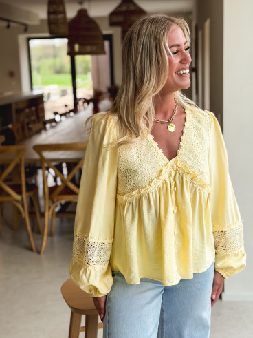Blouse Celysia - Jaune