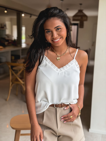 Caraco Isyriel - Blanc