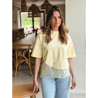 T-shirt Serya - Jaune clair