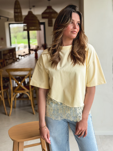 T-shirt Serya - Jaune clair