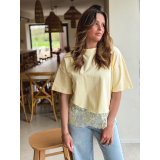 T-shirt Serya - Jaune clair