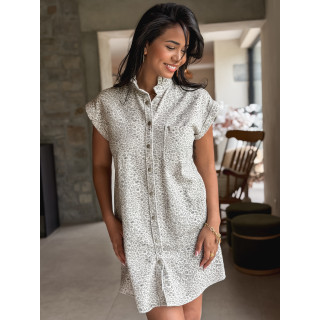 Robe léopard Kyoto - Beige