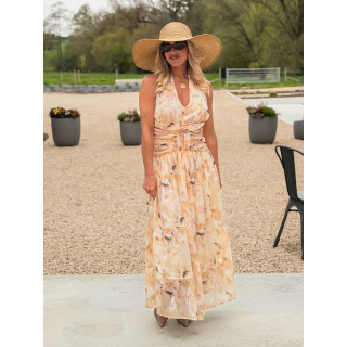 Robe longue Norella - Jaune