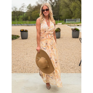 Robe longue Norella - Jaune