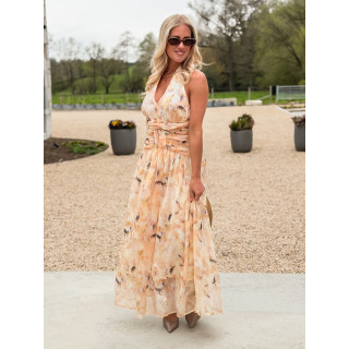 Robe longue Norella - Jaune