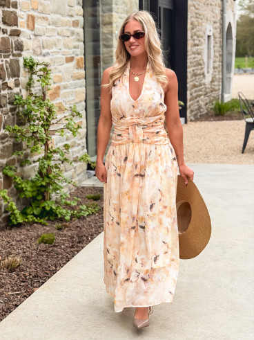 Robe longue Norella - Jaune